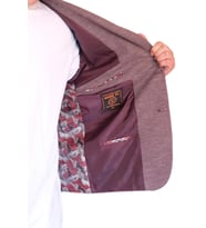 Mode XL Büyük Beden Erkek Klasik Blazer Ceket BRITANYA 23028 BORDO