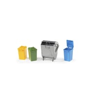 Bruder Çöp Konteynırı (1 Büyük, 3 Küçük) Br02607