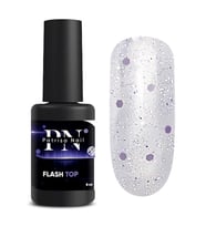 Flash Top coat - Işığı yansıtan Top - 8 ml No wipe
