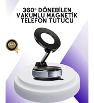 Manyetik Araç Telefon Tutucu 360 Derece Dönebilen Vakumlu Stand