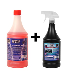 Oto Kalorifer Ve Petek Temizleme Sıvısı  1 Litre Torpido Parlatıcı Süt 500 Ml
