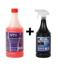 Oto Kalorifer Ve Petek Temizleme Sıvısı  1 Litre Torpido Parlatıcı Süt 500 Ml