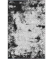 Eliana Home Baskılı, Yıkanabilir Kaymaz Taban Salon Halısı LNA0124-SD896 100x150 cm (Beyaz)