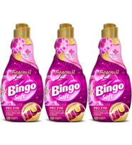 Bingo Soft Çamaşır Yumuşatıcı Konsantre 1440ML Begonvil (3 Lü Set)