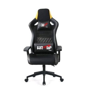Woxup Siyah Deri Oyuncu Koltuğu