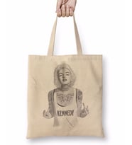 Marilyn Monroe 02 Bez Çanta Uzun Saplı