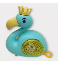 Kurmalı Işıklı Sevimli Flamingo - Yeşil - 1 ADET