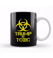 Anti Trump Donald Trump Is Toxic Kupa Bardak Porselen