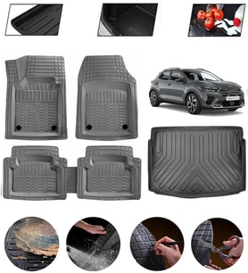 Kia Stonic 2018-2021 Uyumlu Paspas Araca Özel Bagaj Havuzu MBS Gri