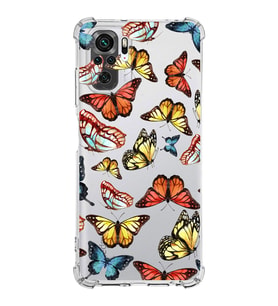 PrintiFy Redmi 10 Uyumlu Water Color 2 Baskılı Şeffaf Köşe Korumalı Antişok Kılıf