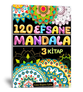 Efsane MANDALA Boyama Kitap Seti (3 Kitap)