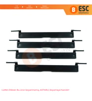 BMW 3 Serisi F30 F31 F34 F35 F80 M3 LCI 2012-2019 İçin 4 Adet Tavan Oluk Çıta Port Kapağı 114*12 mm