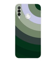 Huawei P30 Lite Kamera korumalı Kapak Renk Cümbüşü Tasarımlı  Şeffaf Kılıf