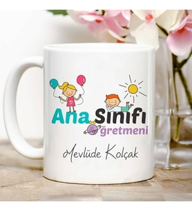 Ana Sınıfı Öğretmenlerine Özel Kupa Bardak