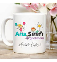 Ana Sınıfı Öğretmenlerine Özel Kupa Bardak