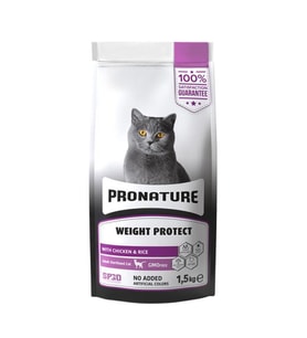 Pronature Kilo Kontrolü İçin Tavuklu ve Pirinçli Kısırlaştırılmış Yetişkin Kedi Maması 1.5 Kg