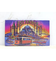 Ahşap İstanbul Temalı Magnet Alk4359