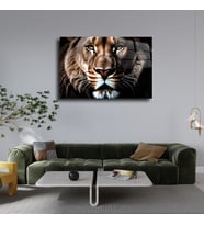 Leylaser Aslan Cam Tablo Duvar Dekoru 3