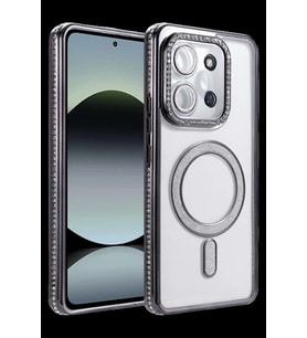 Redmi 15C 4G Joke Simli Magneticsafe Kılıf - Siyah