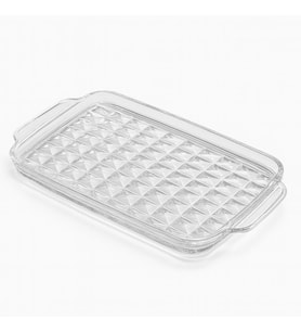Pyramid Model Cam Tepsi – Sunumluk – Meyvelik – 33×20 cm