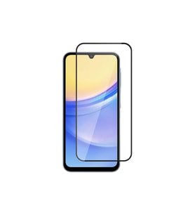 Logis Samsung Galaxy A15  Antistatik 5D Tam Kaplayan Ekran Koruyucu Cam (Şeffaf)