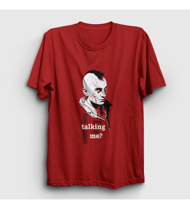 Presmono Unisex Kırmızı Travis Film Taxi Driver T-Shirt 251347tt