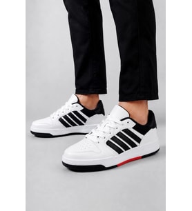 Porto Erkek Casual Spor Ayakkabı Rahat Tabanlı Günlük Kullanım Sneaker Beyaz-Lacivert