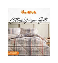 Özdilek Cottony Yorgan Seti Çift Kişilik (220x240)-Arancia