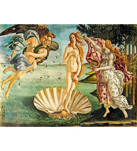 Venüsün Doğumu Sayılarla Boyama Seti 60x75 cm (Tuvale Gerili)
