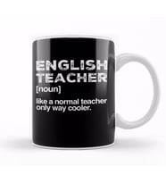 English Teacher Defined Kupa Bardak Porselen