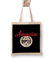 Ameowica Funny Cat American Meow Kitty Cute Kitten Bez Çanta Uzun Saplı