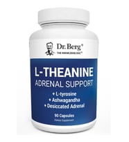 L-theanine Adrenal Support + L-tyrosine + As. + Desiccated Adrenal 90 Caps.