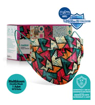 Medizer New Young Desenli Cerrahi Maske Meltblown Kumaş - 50 Adet