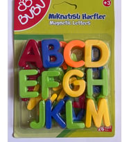 Mıknatıslı Harfler Magnet 26 Parçalık