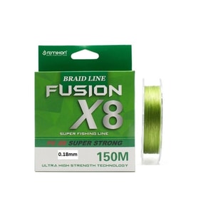 Fusion 150m 0.18mm X8 Green 8 Kat Ip Misina
