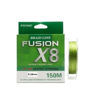 Fusion 150m 0.18mm X8 Green 8 Kat Ip Misina