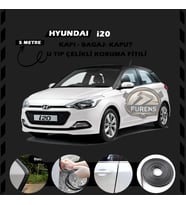 Hyundai İ20 Oto Araç Kapı Koruma Fitili 5metre Parlak Siyah Renk