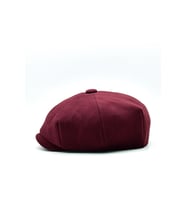 Erkek Dökümlü Kışlık Newsie Kasket Premium Irish Flat Cap Şapka (Bordo)