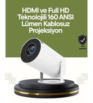 Hdmı Ve Usb Girişli Uzun Ömürlü Ampullü Projeksiyon