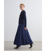LCW Modest Lacivert Beli Lastikli Kloş Etek