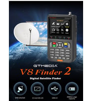 Uydu Yön Bulucu Gtmedia V8 Finder 2 (Canlı Görüntü Izleme+Şarjlı+Taşıma Çantalı)