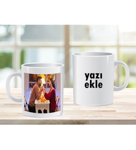 Kişiye Özel Fotoğraf Baskılı Kupa Bardak, İsme Özel Kupa Bardak