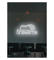 Shawarma Yazılı ve Şekilli Neon Tabela