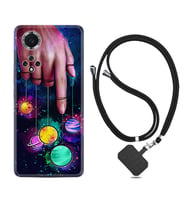 Huawei Nova Y70 Y90 Nova 9 SE  Kılıf Boyun Askılı Silikon Finger planet 1740