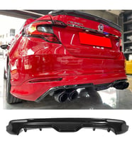 Fiat Egea Sedan Arka Ek Difüzör Siyah Plastik Karlık 2015-2021 Arka-difizör-bodykit-ek-karlık