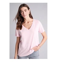 Defacto Basıc Penye Pembe Kadın T-Shirt W9578AZ/PN441