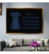 Altın Çerçeveli dekoratif tablo l1599 (Gold)