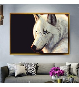 Altın Çerçeveli dekoratif tablo l264 (Gold)