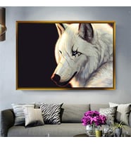 Altın Çerçeveli dekoratif tablo l264 (Gold)