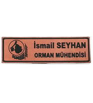 ORMANCI Deri İsimlik - ORMAN LOGOLU